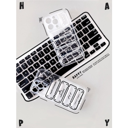 เคสโทรศัพท์มือถือแบบนิ่ม ใส กันกระแทก ลายการ์ตูนกราฟฟิตี้ สองมิติ สําหรับ iPhone 13 12 11 Pro Max X 