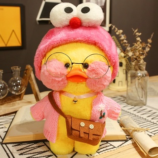 พร้อมส่ง ตุ๊กตา Lalafanfanfan DUCK DUCK สีเหลืองล้วน 30 ซม.