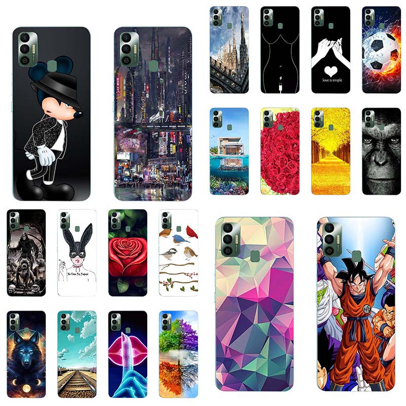 เคสโทรศัพท์มือถือลายการ์ตูนเทคโนสําหรับ Tecno Spark 7 KF6 PR651 สําหรับ Tecno Spark 7 Pro สําหรับ Te