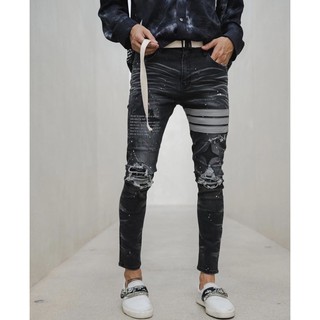 Holdem Dark Side Washed Destroyed jeans (Royal Flush) 2021