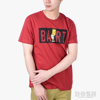 DOSH MENS T-SHIRTS THE SIMPSONS เสื้อยืดคอกลม แขนสั้น ผู้ชาย DSIMT5041-RE