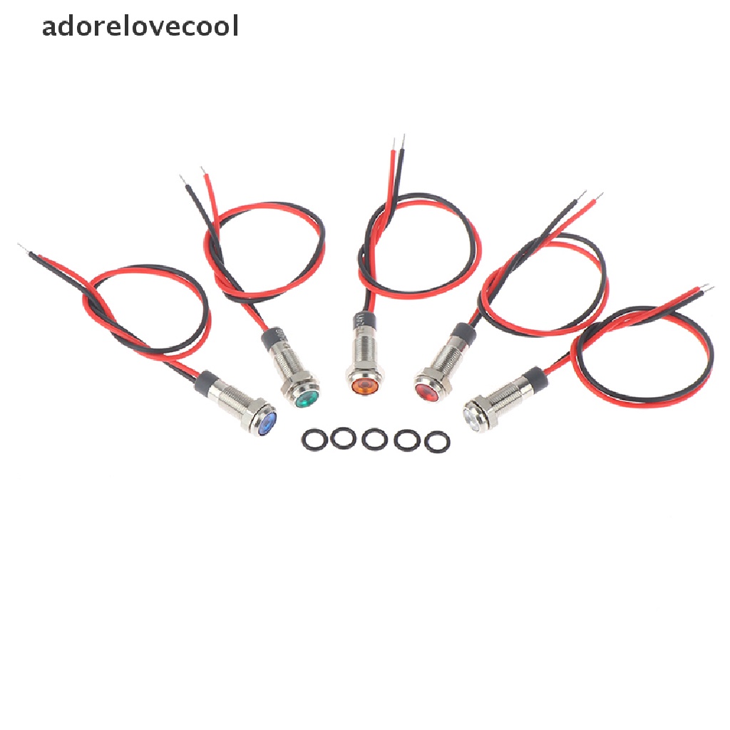 Adth P67 ไฟเตือน led 6 มม. 3v 5v 6v 12v 24v 220v กันน้ํา