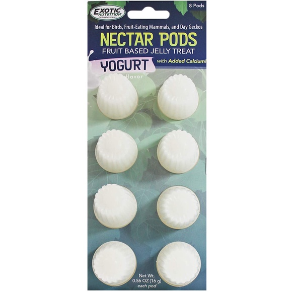Exotic Nutrition NECTAR PODS Yogurt เยลลี่ชูการ์ รสโยเกิร์ต 1 แพ็ค 8 ชิ้น 0.56oz. (16g.)
