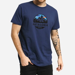 21 เสื้อยืดแขนสั้น ผ้าฝ้ายแท้ ลาย Patagonia P-6 ใส่สบาย สําหรับผู้ชาย และผู้หญิง