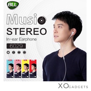 Bll 6029 Earphone หูฟังเสียงนุ่ม เบสแน่น รับสายได้ (งานบริษัทรับประกัน1ปี) หูฟัง