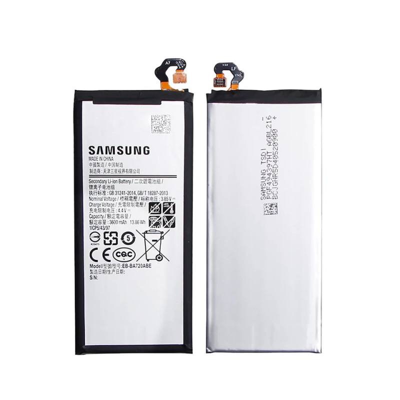 แบตเตอรี่ เดิม Samsung Galaxy A7 2017 A720 SM-A720 A720F SM-A720S 3600mAh EB-BA720ABE รับประกันนาน 3 เดือน - รูปที่ 2