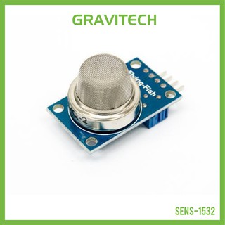 [Gravitechthai]MQ2 Smoke and Gas Sensor Module (LPG, i-butane, Methane, Alcohol, Hydrogen and more)