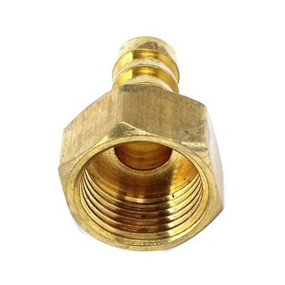 ท่อเชื่อมต่อ 1 / 2 BSP Female Thread Quick Connector Adapter สีทอง