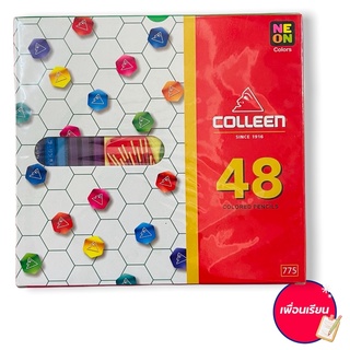 สีไม้คอลลีน Colleen หัวเดียว 48 สี  สีไม้