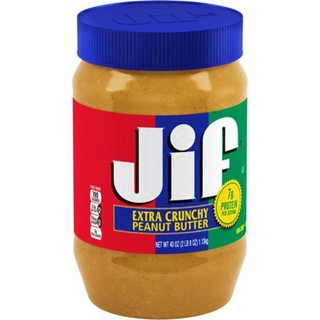 JIF Extra Crunchy Peanut Butter จิฟ เนยถั่วชนิดหยาบ 1.13kg. (แพคสุดคุ้ม)