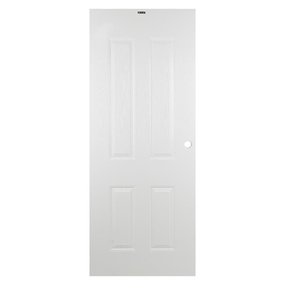 ประตูภายนอก ประตูภายนอกUPVC AZLE ET-03 80X200 ซม. สีขาว ประตู วงกบ ประตู หน้าต่าง DOOR AZLE ET03 80X200CM UPVC WHITE