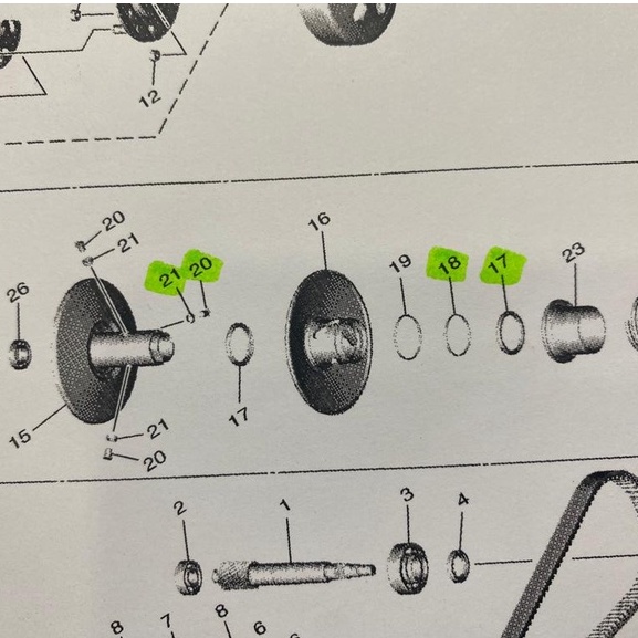 Yamaha CLUTCH PART 2SX-E7455-00 / 2SX-E7465-10 / 2DP-E7664-00 / 2DP-E7674-10 สําหรับ EGO GEAR