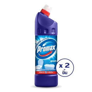 PROMAX โปรแม็กซ์ น้ำยาล้างห้องน้ำ แอคทีฟบลู สีฟ้า 900 มล. (ทั้งหมด 2 ชิ้น)