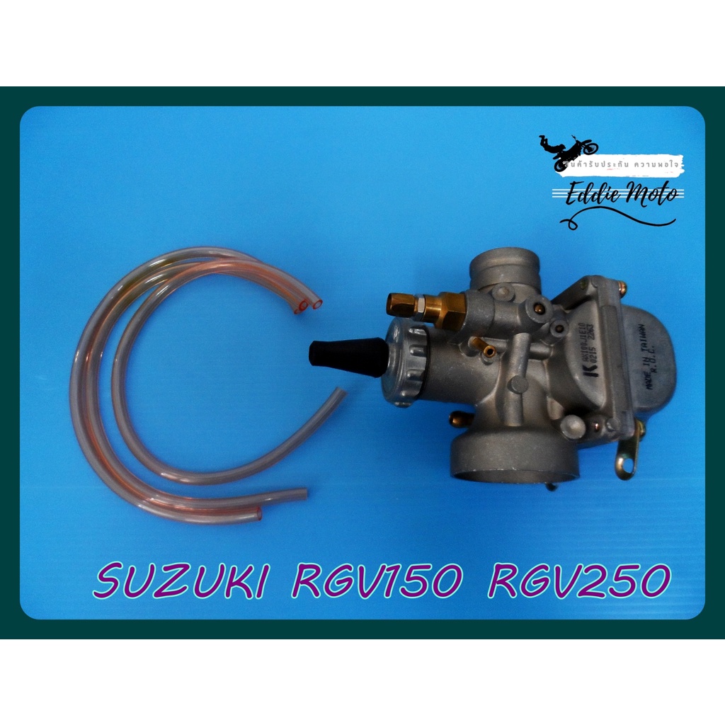 CARBURETOR with TUBE SET Fit For SUZUKI RGV150 RGV250 // คาร์บูเรเตอร์ พร้อมท่อยาง