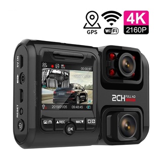 Z30 เครื่องบันทึกการขับขี่ wifi เลนส์คู่ GPS HD 4K การมองเห็นได้ในเวลากลางคืนที่ไม่มีแสงตรวจสอบการจอดรถ 360 องศาพาโนรามา  SB2213