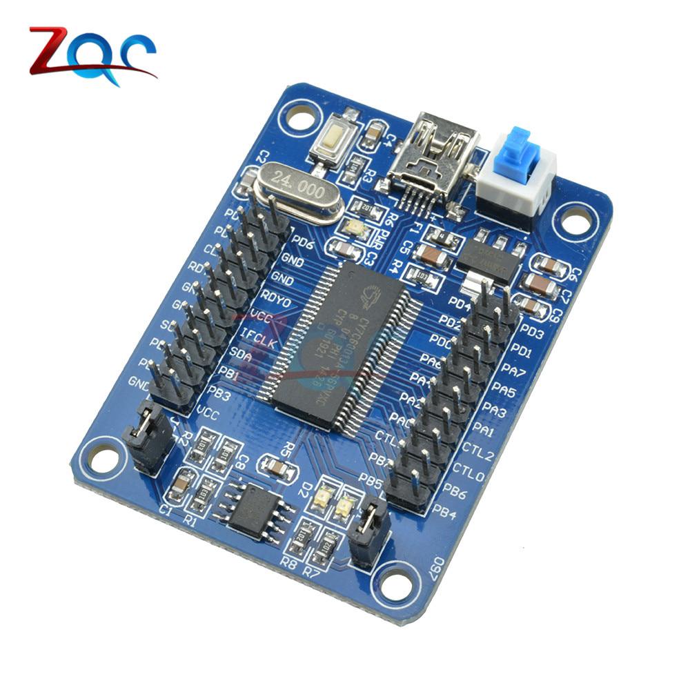 บอร์ดลอจิก EZ-USB FX2LP CY7C68013A USB I2C serial และ SPI core board และแหล่งที่มา