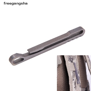 [FREG] 1pc Multi Utility EDC Tool Titanium Alloy Hanging Buckle Quick draw Key Ring FDH