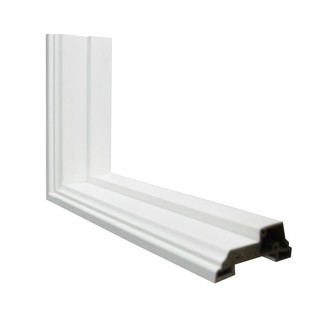 KING 70X180 cm WHITE POLYVINYL FOAM DOOR FRAME วงกบประตูแบบบัว POLYVINYL FOAM KING 70x180 ซม. สีขาว วงกบประตู ประตูและวง