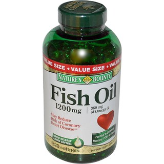 Natures Bounty, Fish Oil, 1200 mg, 320 Rapid Release Softgels