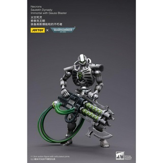 [พร้อมส่ง]JOYTOY: Necrons Sautekh Dynasty Immortal with Gauss Blaster JT4768 แอคชั่นฟิกเกอร์