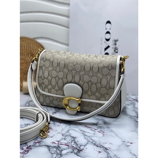 Coach  Soft Tabby Shoulder Bag In Signature Jacquard