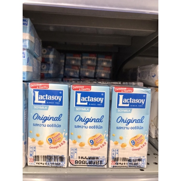 Lactasoy soy milk แลคตาซอย 力大狮 泰国豆奶