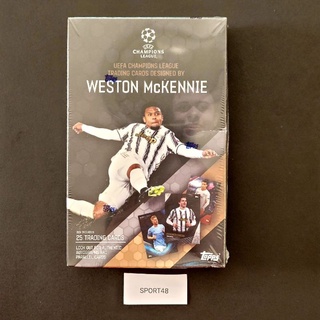 กล่องสุ่มการ์ดฟุตบอล Topps UCL Weston McKennie Curated Set (sealed box กล่องใหม่ยังไม่แกะ)