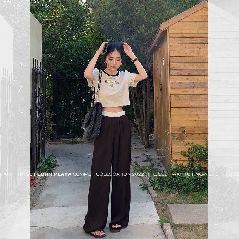 กางเกงขอบยาง Alexander Wang📍พร้อมส่ง📍