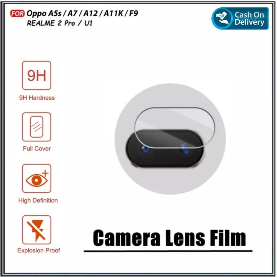OPPO A12 A1K A7 A3S A5S A11K ANTI-SCRATCH CAMERA LENS GUARD TEMPERED CAMERA BACK PROTECTOR LENS PROT