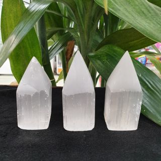 หินเซเลไนต์ เซเลไนต์(Selenite)แท่งละ800