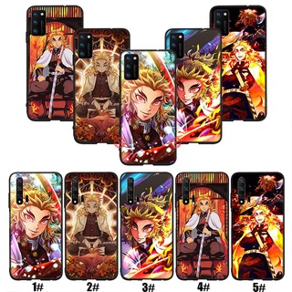 เคสโทรศัพท์มือถือ ลายการ์ตูน Demon Slayer Kyujiro Rengoku สําหรับ Huawei Y5P Y6P Y7A Y8P Y9A Y6 Y7 Y9 Prime RR48