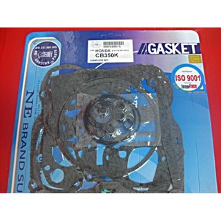 HONDA CB350K CL350K SL350 year 1970-1973 ENGINE GASKET COMPLETE SET "NON ASBESTOS" // ปะเก็นเครื่องชุดใหญ่ ไม่มีแร่ใยหิน