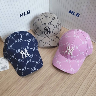 &lt;พร้อมส่ง&gt;MLB Monogram Dia structured Ball Cap 4 สี