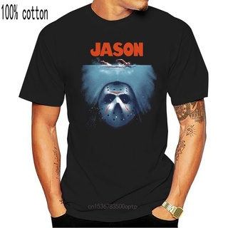 เสื้อยืดคอกลม แขนสั้น พิมพ์ลาย Jason Voorhees ฮาโลวีน แนวคลาสสิก ไม่ซ้ําใคร สําหรับผู้ชาย 900432