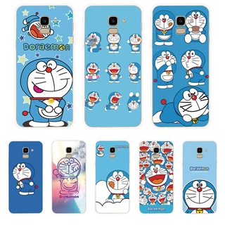 เคสโทรศัพท์มือถือซิลิโคน ลายการ์ตูนโดเรม่อน สําหรับ Samsung Galaxy J 2 Pro J 4 J 4 + J6 J 6 + Plus J8 2018