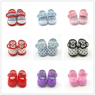 ✨ Kimi ๑ Baby Shoes Cute Star Print Soft Sole Non Slip Baby Walking Shoe Infant Casual Shoes First Walkers 0-18 Months