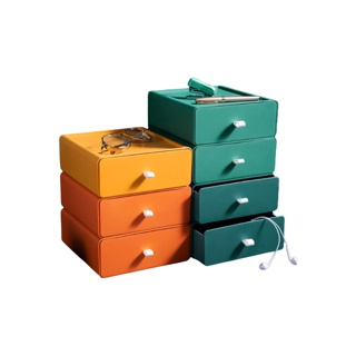 [0420] ลิ้นชักเก็บของตั้งโต๊ะ (1 ชิ้น) กล่องลิ้นชักเก็บของ กล่องเก็บของอเนกประสงค์ กล่องจัดระเบียบ กล่องเครื่องสำอาง