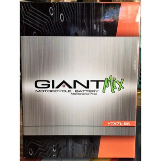 แบต CBR250/300 (YTX7L-BS)แยกน้ำ GIANT