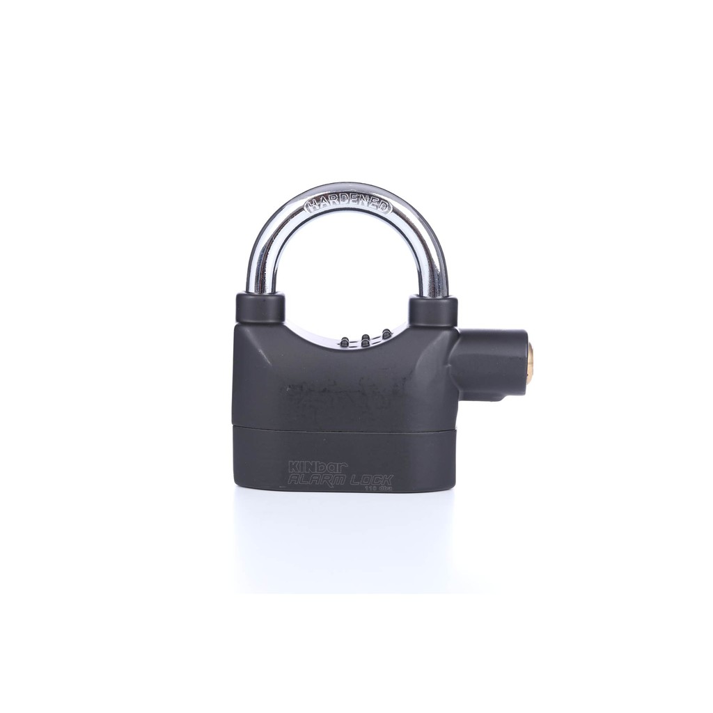 Kinbar Alarm Lock กุญแจกันขโมย กุญแจเตือนภัย สัญญาณกันขโมย สั้น Black