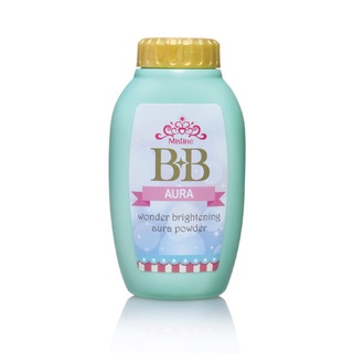 Mistine BB  wonder brighttening aura powderแป้งฝุ่น มิสทีน บีบี วันเดอร์ ไบรท์ เทนนิ่ง ออร่า พาวเดอร์ ขนาด 50 กรัม