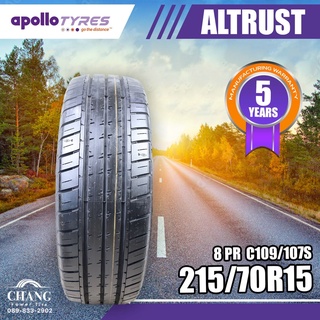 215/70R15 รุ่นALTRUST ยี่ห้อ apollo  ( จำนวน1เส้น ) แถมจุ๊บลมแกนทองเหลือง