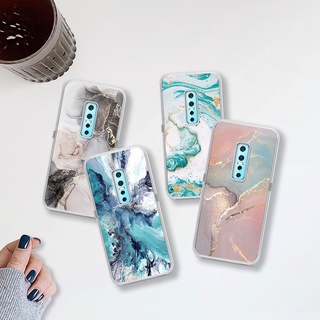 สีสันเรียบง่าย เคส VIVO V17 Pro 1909 1910 เคสโทรศัพท์เคสกันกระแทกซิลิโคนใสนุ่มเต็มกล้องปก 301-1