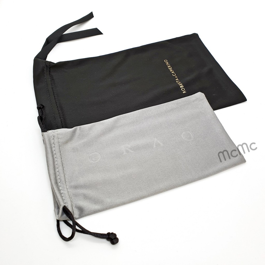 ถุงผ้าใส่แว่น ถุงผ้า ถุงไมโครไฟเบอร์ microfiber ใส่ powerbank แบตสำรอง ของเบ็ดเตล็ด