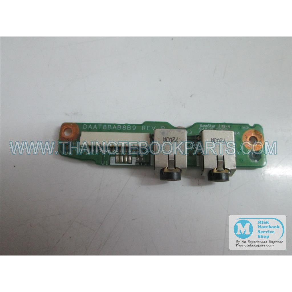 แผงวงจร Audio Board Compaq Presario F500, V6000 - DAAT8BAB8B9 (มือสอง)