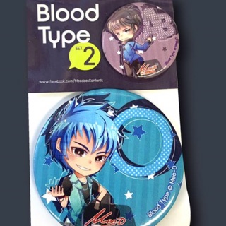 เข็มกลัด Blood Type set 2