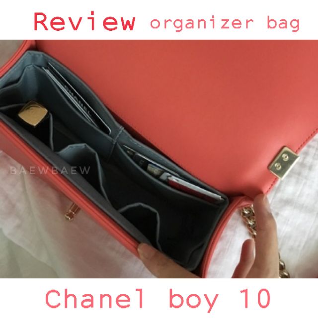 ที่จัดระเบียบกระเป๋า CHA NEL BOY 8 10 11 มีแบบช่องให้เลือก