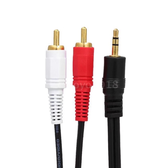 สายเคเบิ้ล 1.5 เมตร RCA Audio Cable 3.5 มม. Male to 2 RCA Male Audio สำหรับ edifer Home Theater DVD 
