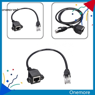 Onem สายเคเบิลอะแดปเตอร์เครือข่ายอีเธอร์เน็ต RJ45 ตัวผู้ เป็นตัวเมีย 30 ซม. สําหรับคอมพิวเตอร์ แล็ปท็อป