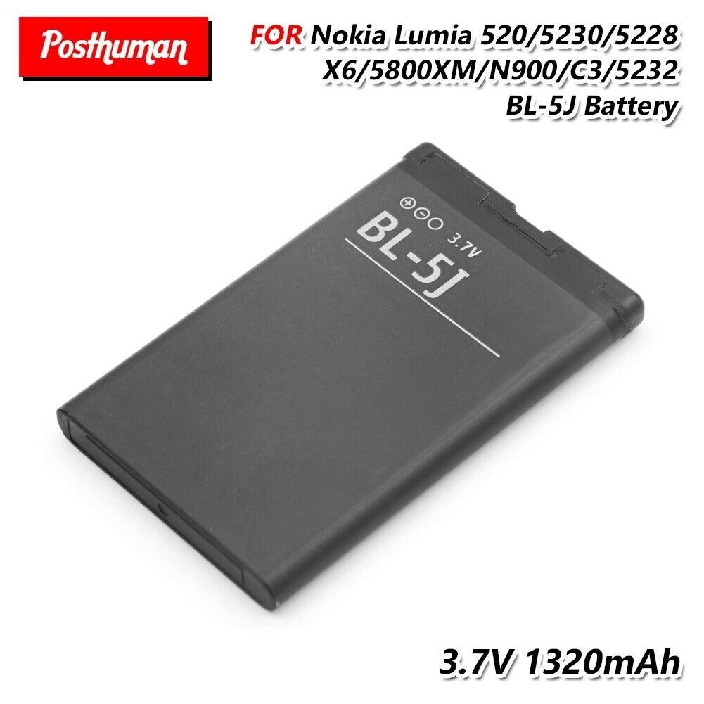 แบตเตอรี่BL-5J BL 5JสำหรับNokia 5230 5233 5235 C3 X9 201 Lumia 521 525 5228 5230C 5230XM 5232.....