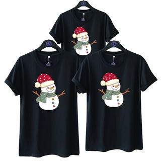 เสื้อยืด ลายคริสต์มาส MERRY CHRISTMAS SNOWMAN 2 A NATALAN สําหรับผู้ชาย และผู้หญิงสามารถปรับแต่งได้